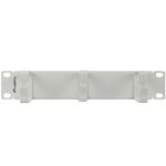 Panel pasacables para armario rack 10" blanco de 3 de anillas 1U Lanberg - RM15100 - 03