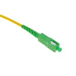 Cable de fibra óptica FC/PC a SC/APC monomodo simplex 9/125 de 10 m OS2 - FL02600 - 04