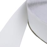 Bobina de cinta adherente adhesiva de 50mm x 25m de color blanco cara de garfío - VR07400 - 05