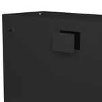 Rack19 mural 4U vertical y 3U horizontal con DIN F200 540x200x400 puerta metálica color negro Lanberg - WK00900 - 07
