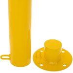 Pilona bolardo de acero con base clavada removible 76x600mm - SQ01100 - 10