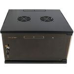 Armario rack 19" mural de 6U negro SOHOrack 540x450x312 mm - WY01200 - 02