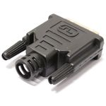 Conector DVI-I macho para montaje de cable con soldadura - CM01900 - 03