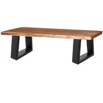 Pies rectangulares para mesita y banqueta. Patas en acero negro 250 x 80 x 200 mm 2-pack - IP02100 - 05