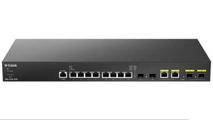 Switch D-Link 8p. 10GBase-T, 2p. Combinación inteligente SFP+/ 2p. 10GBase-T/SFP+