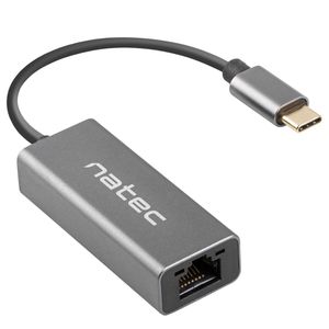 Adaptador ethernet USB-C a RJ45 tarjeta de red Natec Cricket USB 3.1 1Gbps NNC-1925