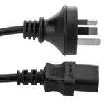 Cable eléctrico AU AS/NZS-3112-1 a IEC-60320-C13 de 1.8m negro - CL07700 - 04