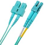 Cable OM3 de fibra óptica LC a SC multimodo duplex 50/125 de 10m - FY08700 - 05