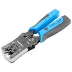 Herramienta crimpadora Lanberg NT-0203 para RJ11, RJ12 y RJ45 con comprobador de cables - CT11800 - 01