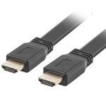 Cable HDMI 2.0 con conector tipo A macho a conector tipo A macho Ultra HD 4k Plano 0.5m negro - HI16000 - 01