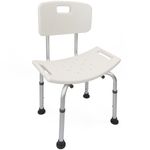 Silla de ducha antideslizante regulable en altura para baño - KD00500 - 01