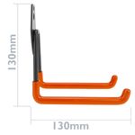 Pack 2 ganchos multiusos 60 x 130 x 130 mm - KI01100 - 02