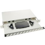 Patch Panel de fibra óptica 1U beige de 12 SC duplex - FQ01300 - 03
