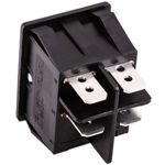 Interruptor basculante rojo DPST 4 pin - TG11800 - 04