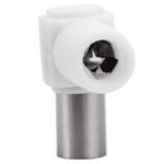Conector de antena TV acodado hembra plástico - TT01400 - 06
