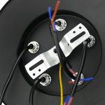Lámpara con jaulas largas para 5 bombillas de rosca E27 vintage con cable de 3m - NT07200 - 09