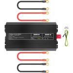 Inversor eléctrico onda modificada 12 VDC a 220 VAC de 3000W y USB - YD03300 - 02