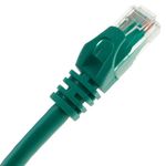Cable de red ethernet Cat. 6a UTP de 0,25 m de color verde - LJ02100 - 04
