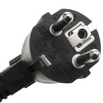 Cable de alimentación eléctrico H05VV-F 5m de enchufe schuko recto a bornes 3x1.50mm² - FE00800 - 05