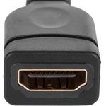 Cable extensor HDMI hembra a hembra tipo panel 50 cm - UB01400 - 05
