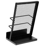 Portafolletos de mesa 115 x 80 x 180 mm metálico para folletos - SY05400 - 06