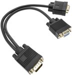 Cable duplicador pasivo tipo Y de 1 VGA a 2 VGA de 30cm - VS09100 - 06