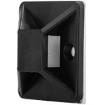 Pack de 100 bases negras autoadhesivas 20x20mm para bridas de 5mm - BR10200 - 07
