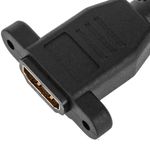 Cable extensor HDMI hembra a hembra tipo panel 50 cm - UB01400 - 09