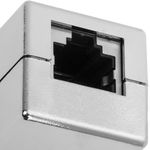 Acoplador empalme de cable FTP categoría 6 RJ45 hembra a RJ45 hembra - RD08200 - 02