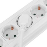 Regleta de enchufes 10 schuko con interruptor y protección sobretensiones blanco (1.5m cable) - CA00900 - 03