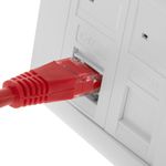 Caja de pared o canaleta de 80x80 con 2 RJ45 UTP Cat.5e 568B - RL07200 - 04