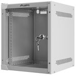 Armario Rack mural 10" 6U F310 280x310x336mm pared desmontado DIY blanco Lanberg - TR19000 - 05