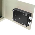 Caja fuerte de seguridad de acero y con llaves 35 x 25 x 25 cm beige - BY01100 - 06