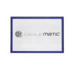 Etiqueta magnética con marco azul con imán letrero de 220x158 mm - SY00600 - 06