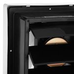Ventilador de escape, Extractor de aire 195x195 mm sin tapa con sistema antirretorno para baño lavabo cocina trastero garaje - KH35100 - 07
