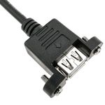 Cable alargador USB 2.0 para empotrar en panel de 50 cm tipo A Macho a Hembra - UB02500 - 08