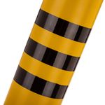 Pilona bolardo de acero con base clavada amarilla 110x1000mm - SQ00300 - 09