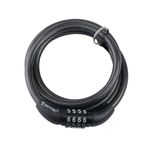 Cable antirrobo de acero con candado para bicicleta 8x1200 mm con combinación - BJ06200 - 01
