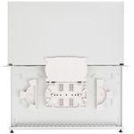 Patch panel blanco para rack 19" 1U 12 SC simplex o LC duplex - FQ10300 - 02