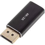 Adaptador compacto de vídeo DisplayPort macho a HDMI hembra 1080p FullHd 2K 4K - YP04800 - 01