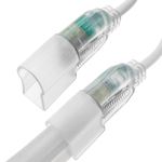Empalme con cable para LED Neón Flex LNF 4 pin 26x14mm 20cm - NL05000 - 06