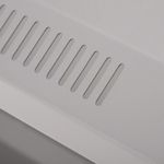 Armario rack mural 19'' 9U 600x150x505mm pared con puerta metálica SOHORack blanco - WR02700 - 08