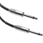 Cable audio micrófono instrumento mono jack 6.3mm macho a macho de 3m - AX06300 - 01