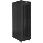 Armario Rack 19" de pie 27U F1000 800x1000x1431mm negro Lanberg - WL55400 - 01