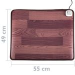 Alfombra térmica con calefacción para suelo y pies de 55 x 49 cm 100W color roble - HP01400 - 02