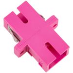 Acoplador de fibra óptica SC a SC multimodo OM4 simplex - AF06400 - 05