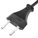Cable de alimentación eléctrico IEC-60320 de 3 metros. Enchufe C7 hembra a bipolar macho - FB09200 - 06