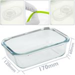 Recipiente para alimentos hermético de cristal con válvula activa de 600 ml - KT11100 - 02