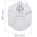 Soporte metalico para eje de persiana de 60mm - BS22600 - 02