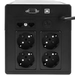 SAI de linea sinusoidal SW-PRO de 1100VA 700W con 4 schuko - UP12100 - 06